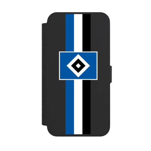 Apple iPhone 15 Pro Max NIVOflip HSV Streifen - Blau-Weiß-Schwarz - ohne Hintergrund