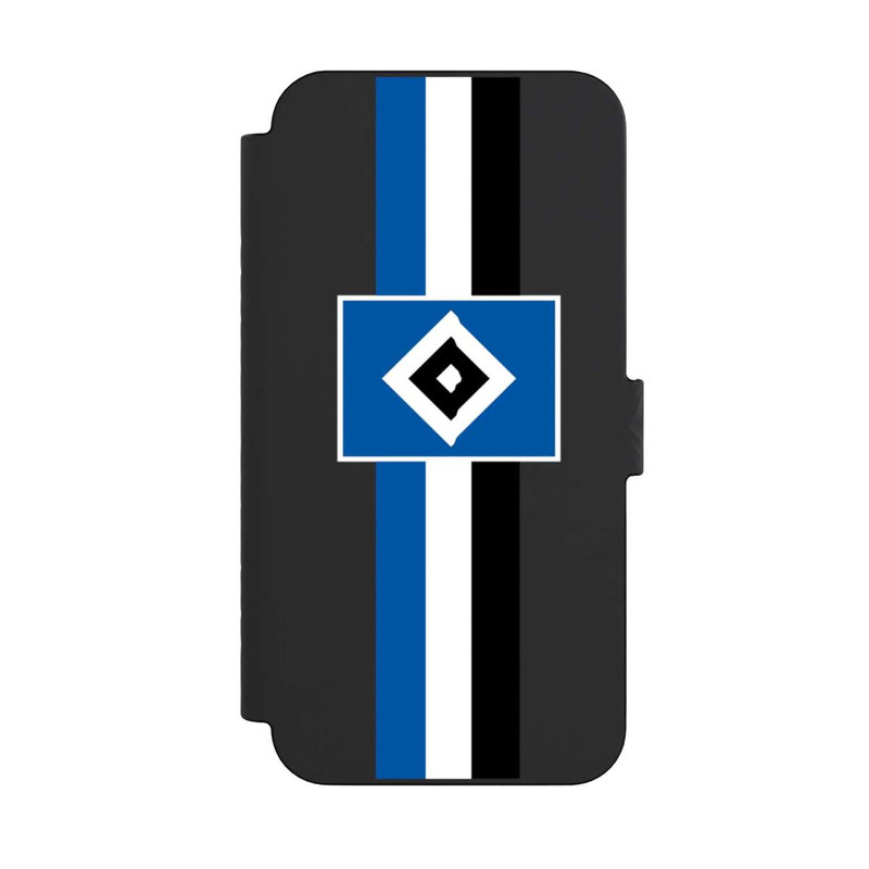 iPhone 15 Pro Max NIVOflip HSV Streifen - Blau-Weiß-Schwarz - ohne Hintergrund