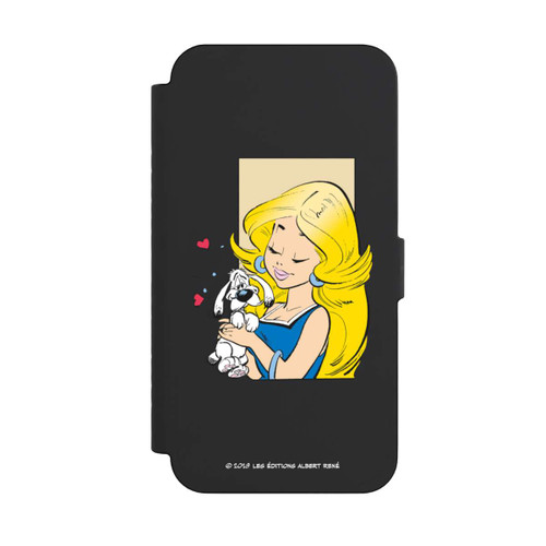 Apple iPhone 15 Pro Max NIVOflip Falbala et Idéfix Amoureux Transparent