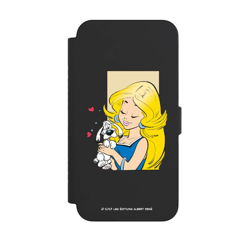 iPhone 15 Pro Max NIVOflip Falbala et Idéfix Amoureux Transparent