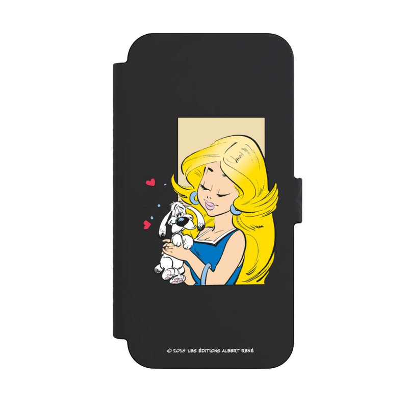 iPhone 15 Pro Max NIVOflip Falbala et Idéfix Amoureux Transparent