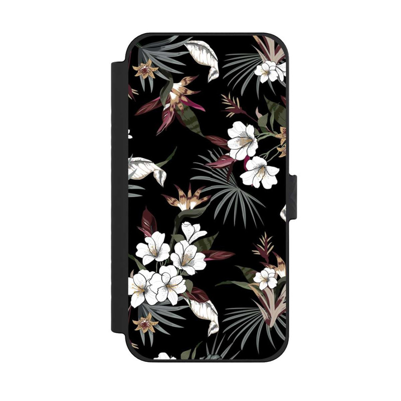 iPhone 15 Pro Max NIVOflip Flowers Black