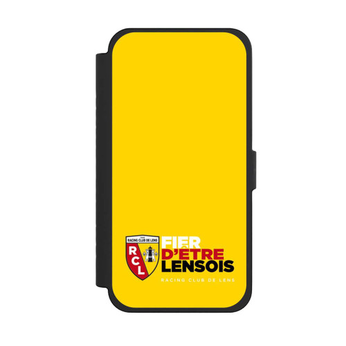 Apple iPhone 15 Pro Max NIVOflip Fond Logo RCL Jaune