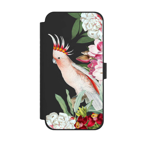 Apple iPhone 15 Pro Max NIVOflip Papagei Blumen