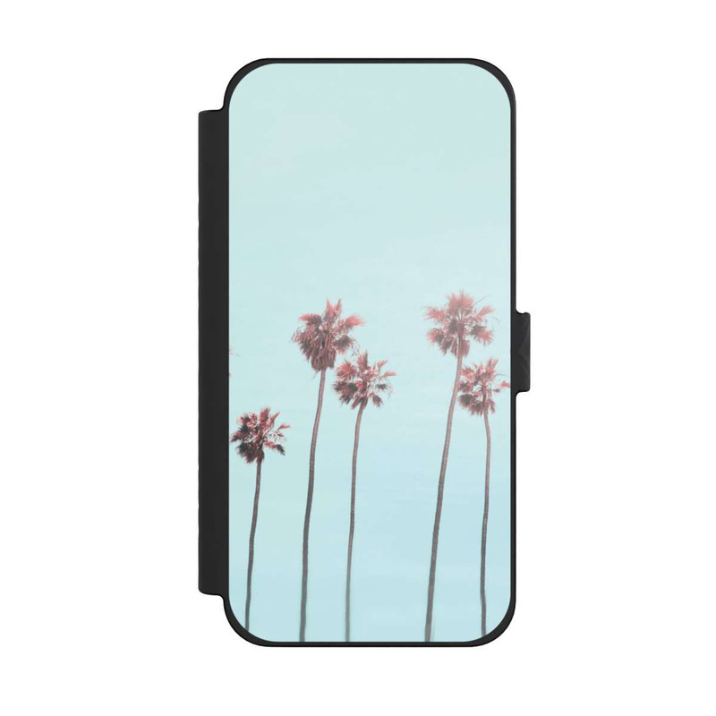 iPhone 15 Pro Max NIVOflip Paradis des palmiers de plage rose