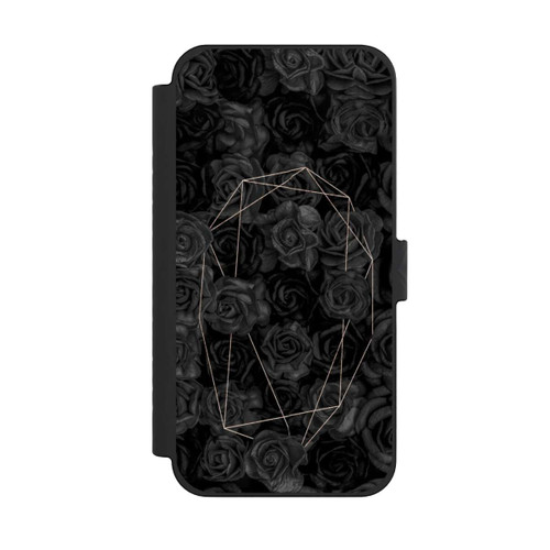 Apple iPhone 15 Pro Max NIVOflip Schwarze Rosen