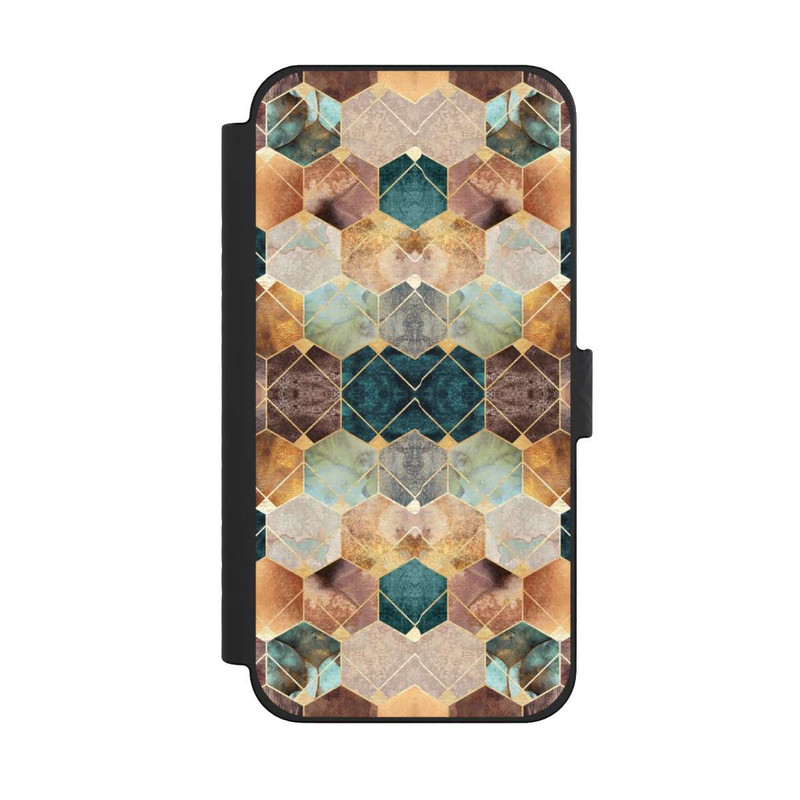iPhone 15 Pro Max NIVOflip Natural Hexagons And Diamonds