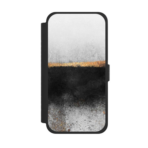 Apple iPhone 15 Pro Max NIVOflip Ruß und Golddruck