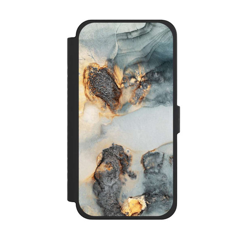 Apple iPhone 15 Pro Max NIVOflip Flutwellen Golddruck