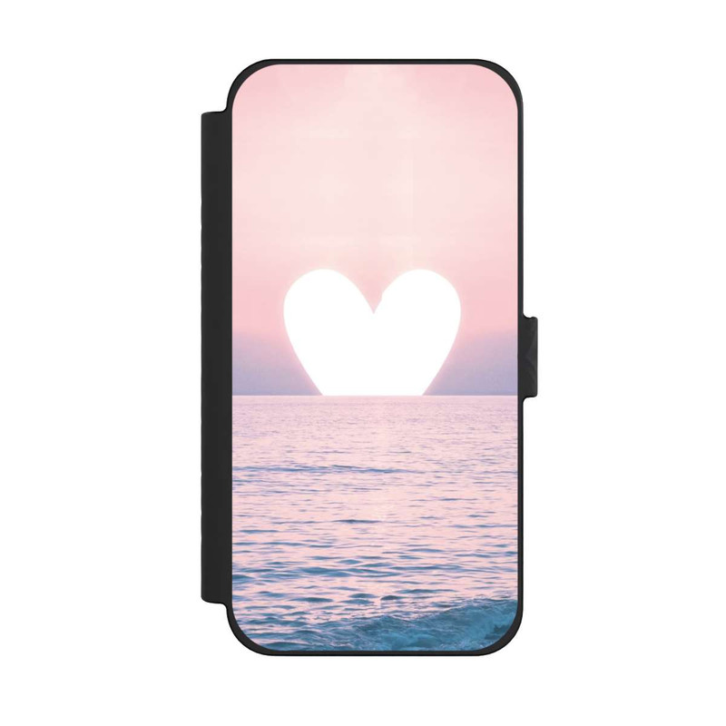 iPhone 15 Pro Max NIVOflip Herz-Sonnenuntergang