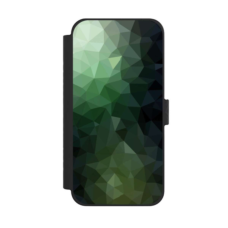 iPhone 15 Pro Max NIVOflip Polygonal Mosaic Green