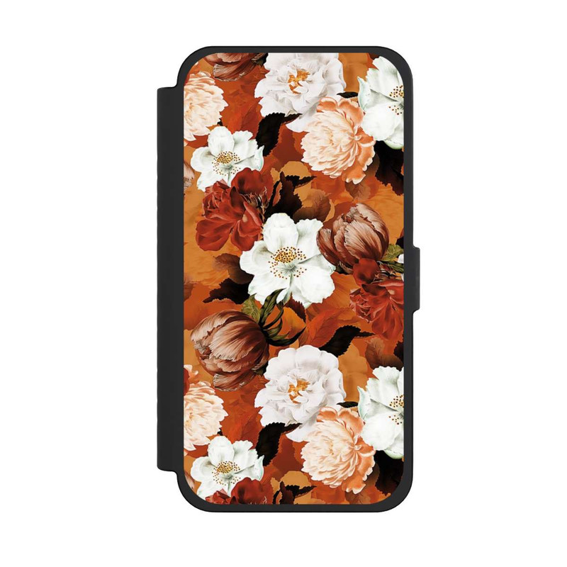 iPhone 15 Pro Max NIVOflip Pivoines et Roses Vintage