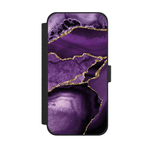 Apple iPhone 15 Pro Max NIVOflip Lila Marmor Landschaft