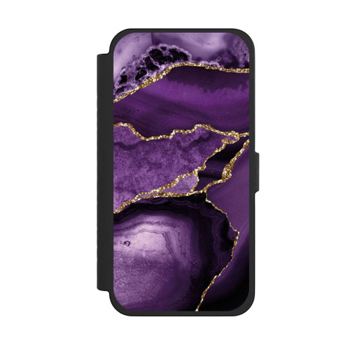 Apple iPhone 15 Pro Max NIVOflip Lila Marmor Landschaft