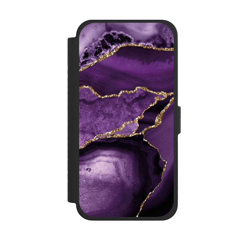 iPhone 15 Pro Max NIVOflip Marbre Violet Paysage