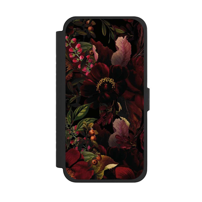 iPhone 15 Pro Max NIVOflip Dunkle Blumenwiese