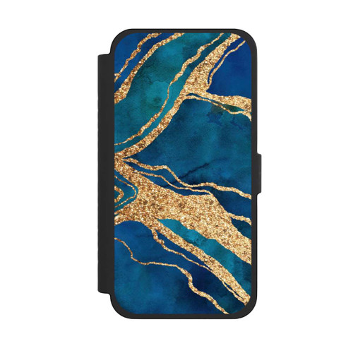 Apple iPhone 15 Pro Max NIVOflip Edelstein Blaugold