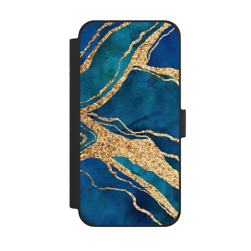 iPhone 15 Pro Max NIVOflip Edelstein Blaugold