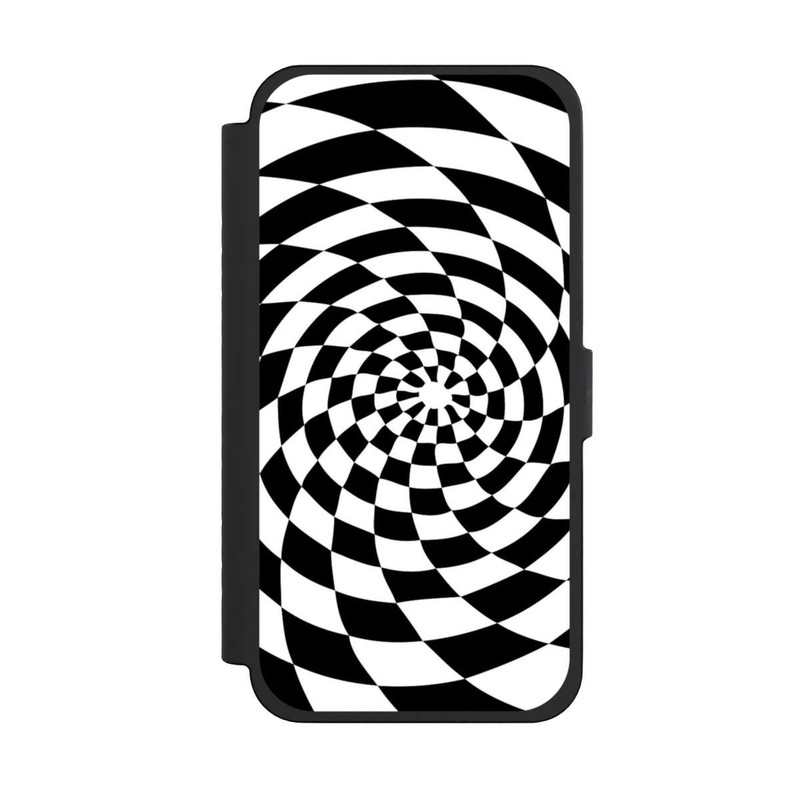 iPhone 15 Pro Max NIVOflip Illusion en noir et blanc