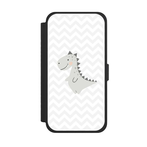 Apple iPhone 15 Pro Max NIVOflip Grauer Dino
