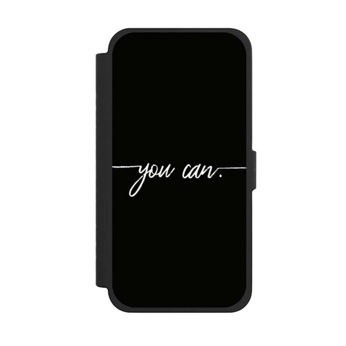 Apple iPhone 15 Pro Max NIVOflip You Can Schwarz
