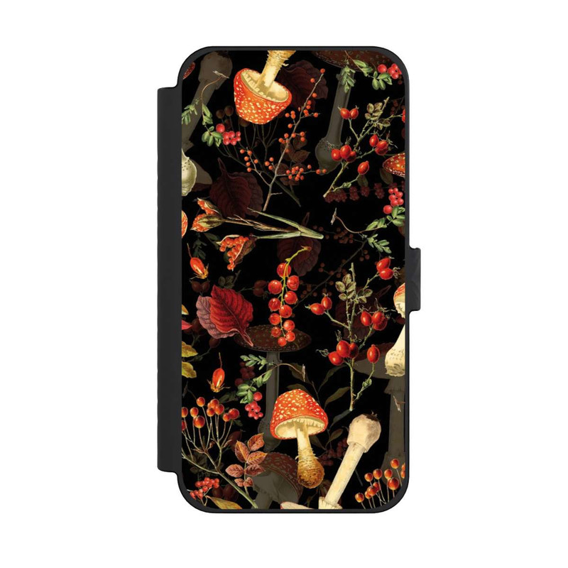 iPhone 15 Pro Max NIVOflip Pilzmuster Schwarz