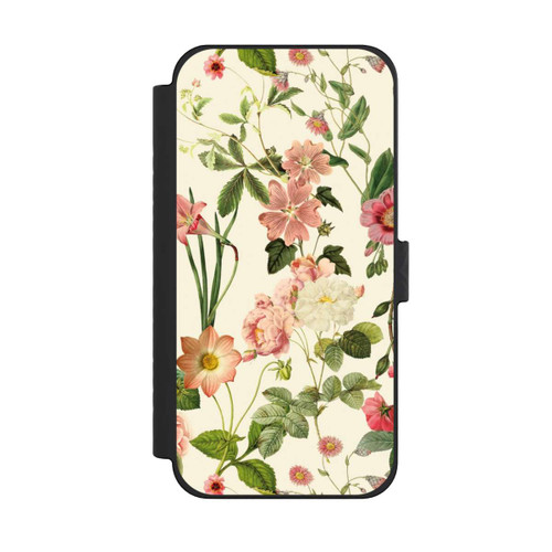 Apple iPhone 15 Pro Max NIVOflip Fleurs sauvages sur jaune clair