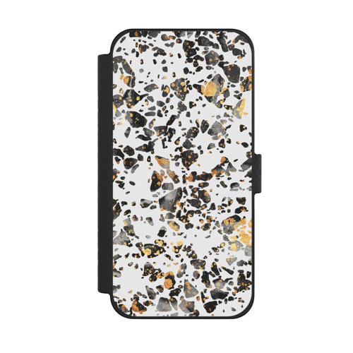 Apple iPhone 15 Pro Max NIVOflip Gold Speckled Terrazzo