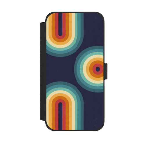 Apple iPhone 15 Pro Max NIVOflip Double Rainbow on Blue