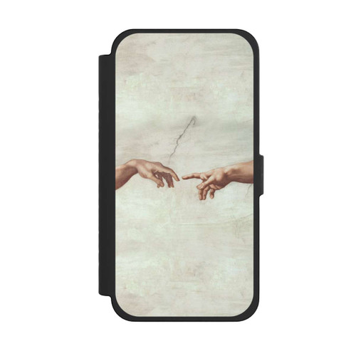 Apple iPhone 15 Pro Max NIVOflip Die Hände von Gott und Adam von Michelangelo Buonarroti