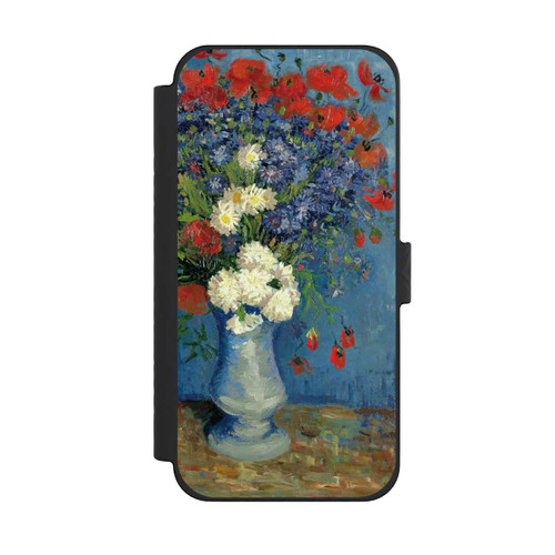 Apple iPhone 15 Pro Max NIVOflip Vase avec Bleuets et Coquelicots - Vicent Van Gogh