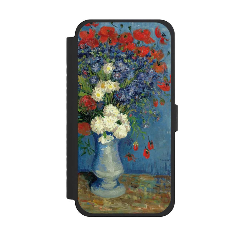 iPhone 15 Pro Max NIVOflip Vase avec Bleuets et Coquelicots - Vicent Van Gogh