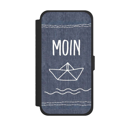 Apple iPhone 15 Pro Max NIVOflip Moin Schiff Denim