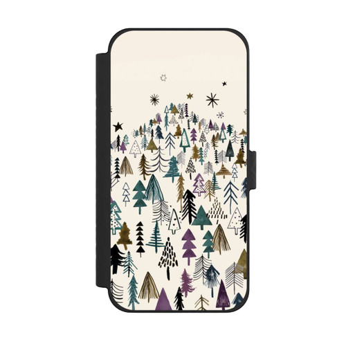 Apple iPhone 15 Pro Max NIVOflip Bergbäume Wald Lila