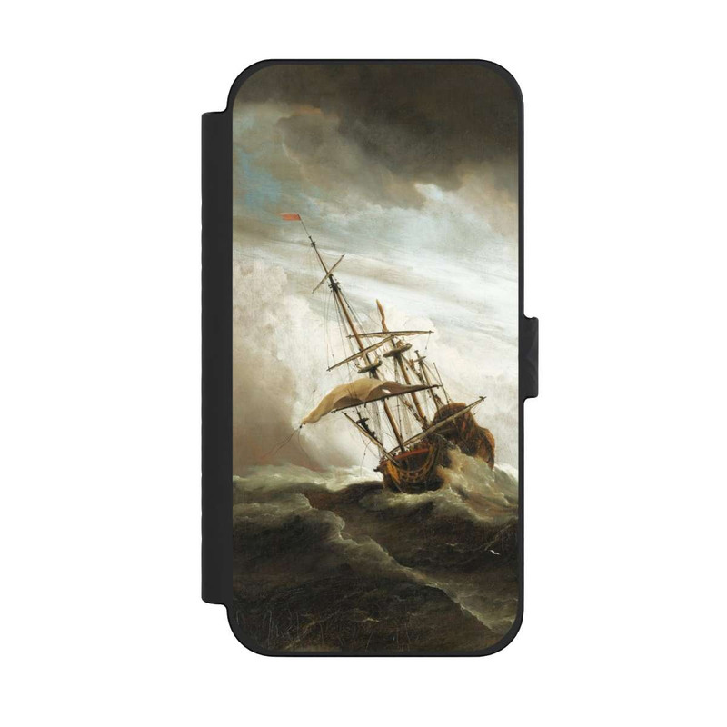 iPhone 15 Pro Max NIVOflip A Ship on the High Seas Caught by a Squall