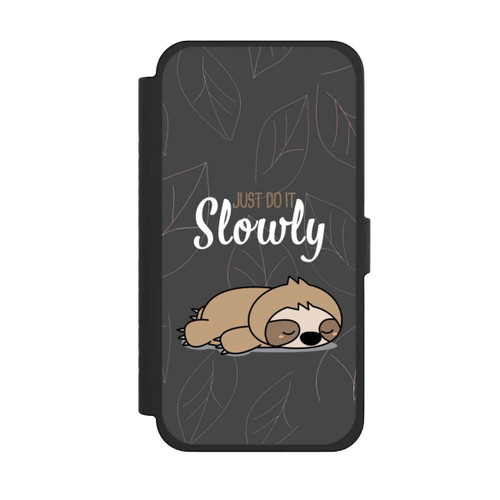 Apple iPhone 15 Pro Max NIVOflip Just Do It Slowly Sloth Grey