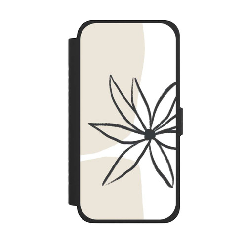 Apple iPhone 15 Pro Max NIVOflip Blume und Creme