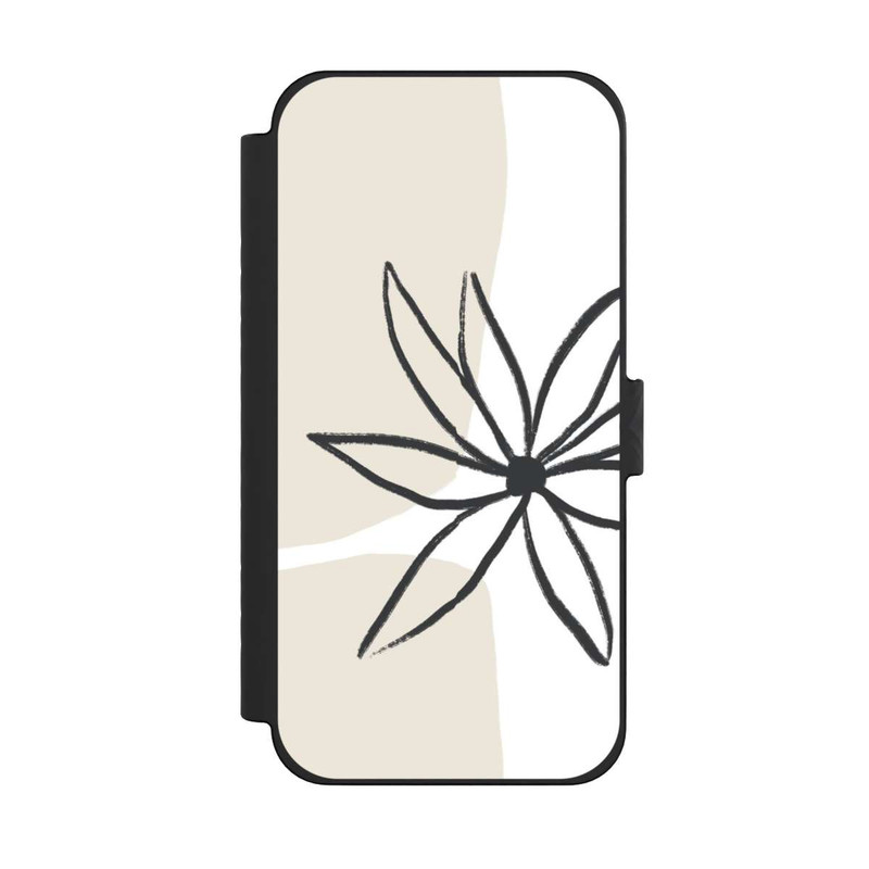 iPhone 15 Pro Max NIVOflip Fleur et crème