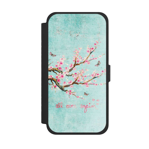 Apple iPhone 15 Pro Max NIVOflip Kirschblütenbaummuster Blau