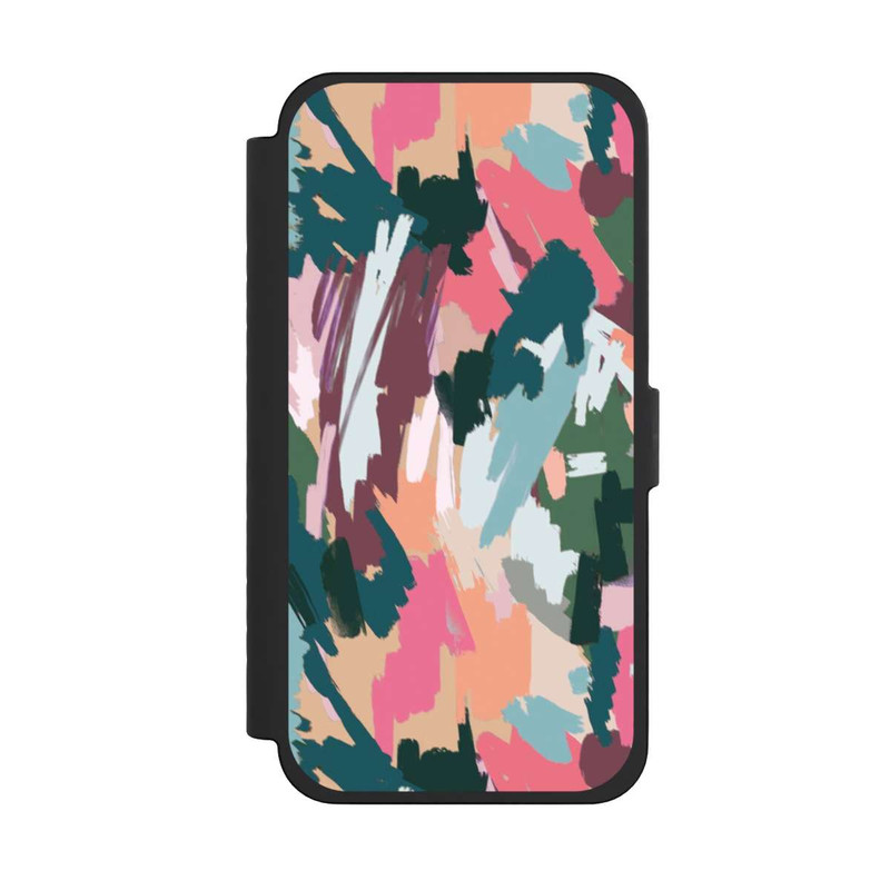iPhone 15 Pro Max NIVOflip Abstrait Artistique Texture Rose