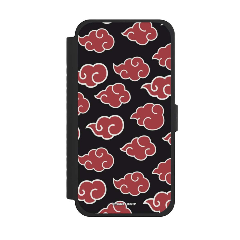 iPhone 15 Pro Max NIVOflip Akatsuki Pattern Black Big