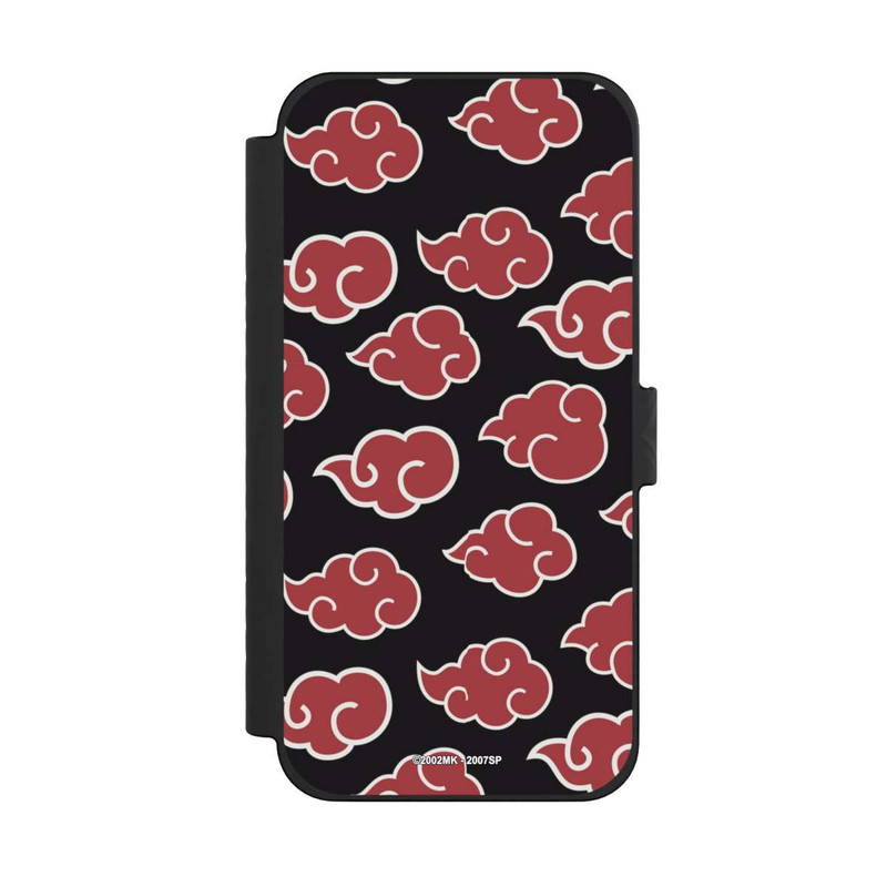 iPhone 15 Pro Max NIVOflip Akatsuki Pattern Black Big