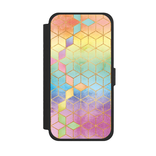 Apple iPhone 15 Pro Max NIVOflip Regenbogenwürfel