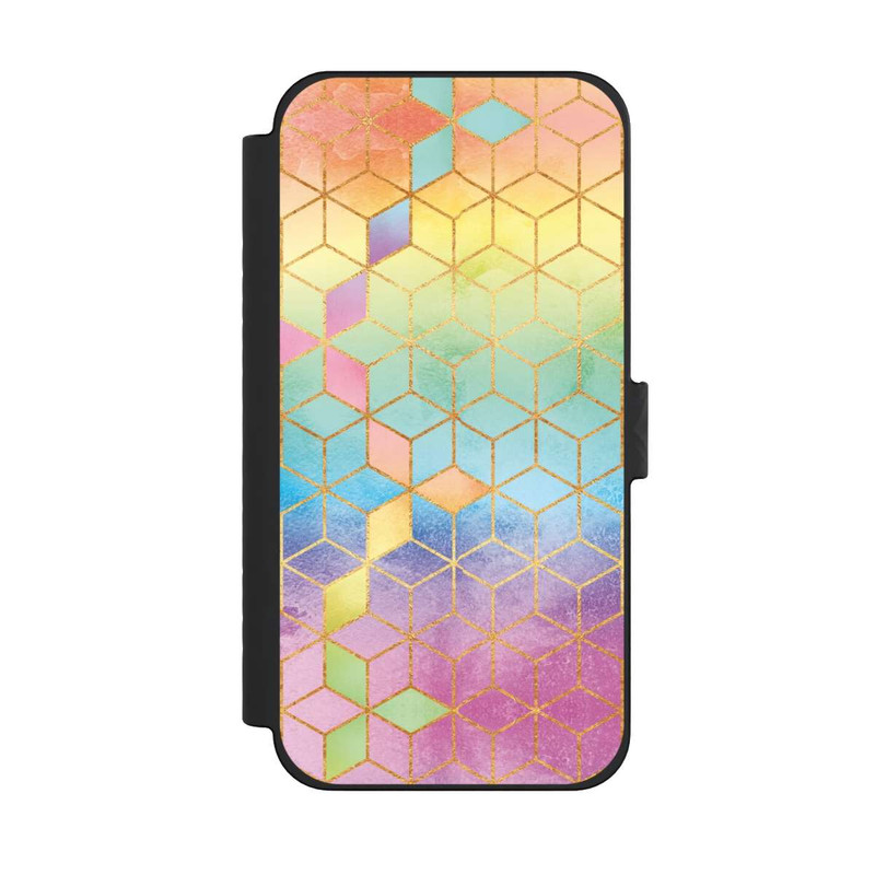 iPhone 15 Pro Max NIVOflip Cubes Arcs-en-ciel