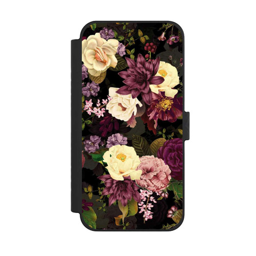 Apple iPhone 15 Pro Max NIVOflip Fleurs Sombres &amp; Abeilles