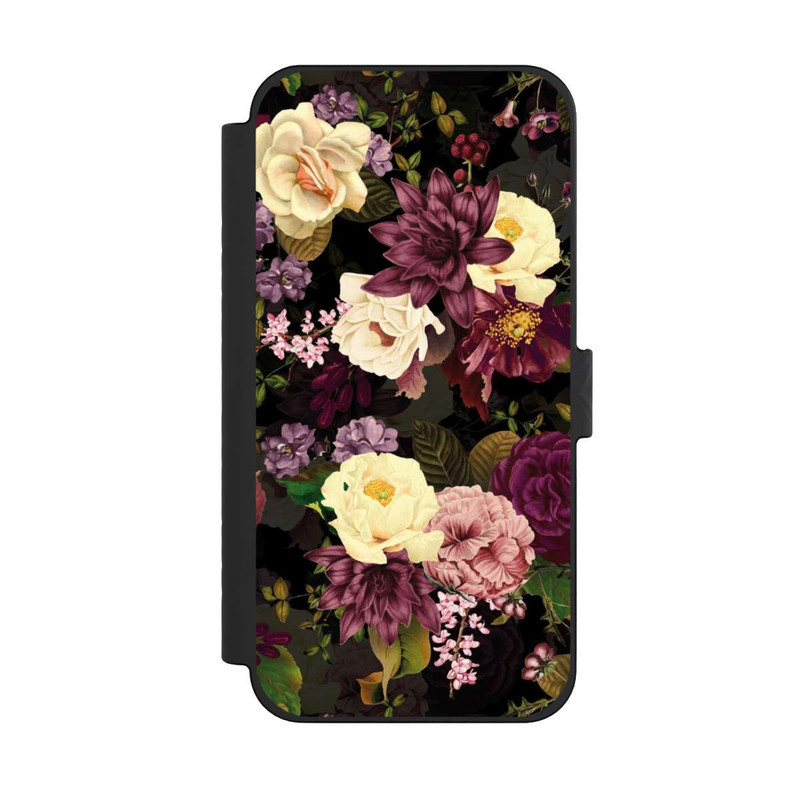 iPhone 15 Pro Max NIVOflip Fleurs Sombres & Abeilles