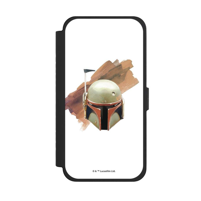 iPhone 15 Pro Max NIVOflip Boba Fett Helm Weiß