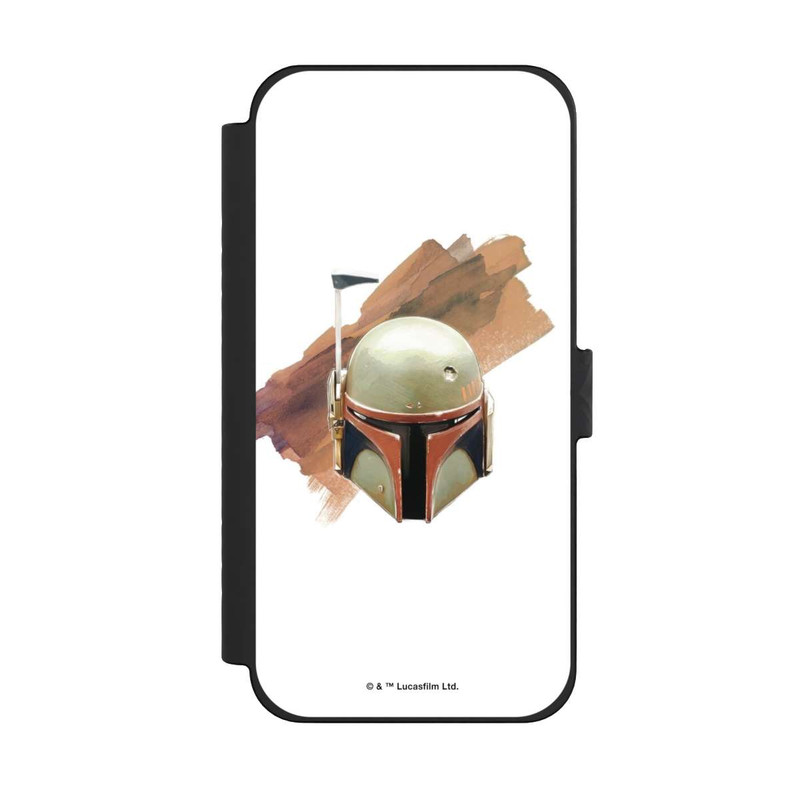iPhone 15 Pro Max NIVOflip Boba Fett Helm Weiß