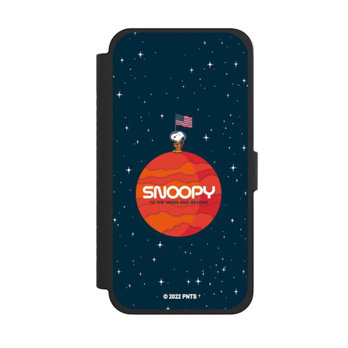 Apple iPhone 15 Pro Max NIVOflip Snoopy Weltraumreisender Orange
