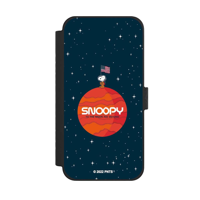 iPhone 15 Pro Max NIVOflip Snoopy Weltraumreisender Orange